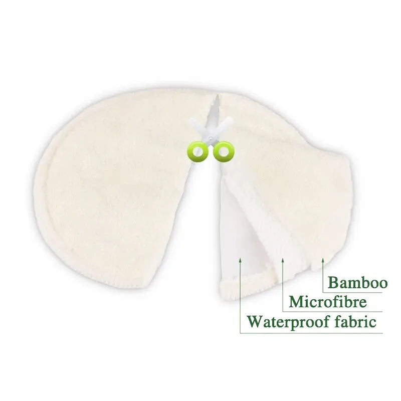 Rayon Made from Bamboo Nursing Breast Pads Washable & Reusable Breastfeeding Nursing Pads