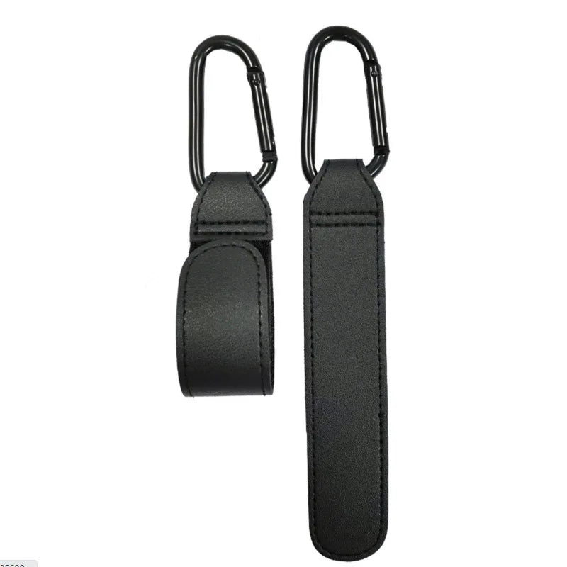 1/2pcs PU Leather Baby Bag Stroller Hook Pram Rotate 360 Degree Rotatable Cart Organizer Pram Hook Stroller Accessories