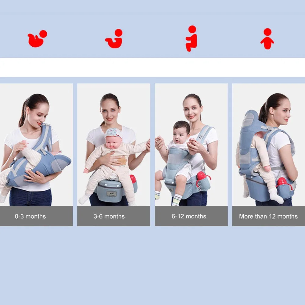 Ergonomic 9-in-1 Baby Carrier