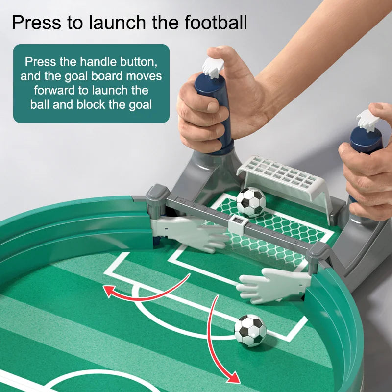 Portable Soccer Table Game - Family Fun Interactive Football Board Game